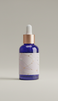 Glow elixir serum in glass