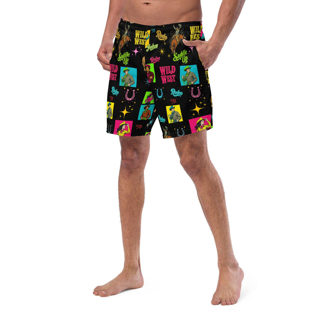 Baha Ranch Yeehaw The Last Roundup Swim Trunks